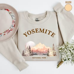 yosemite national park sweatshirt, vintage yosemite crewneck sweatshirt, unisex sweatshirt, premium quality sweatshirt-1