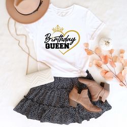 birthday queen shirt, birthday woman shirt, birthday party shirt, birthday shirt, birthday girl shirt, birthday shirt fo