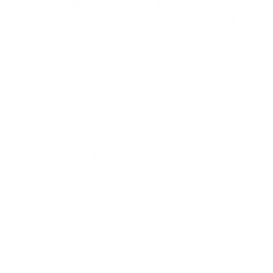 awesome dads have tattoos and beards fathers day