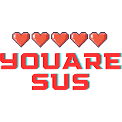 youre sus sticker hats