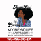 BD0087-April Girl Living My Best Life Birthday Gift, Black Girl, Black Women svg, png, dxf, eps digital file BD0087.jpg