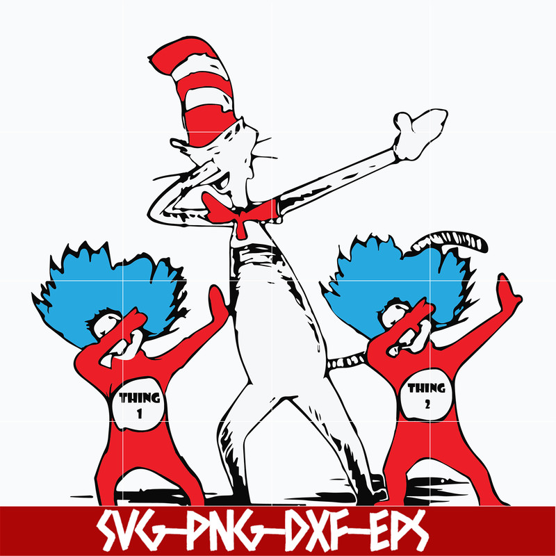 DR0601215-Dr seuss dabbing SVG, Dr seuss svg, png, dxf, eps digital file DR0601215.jpg