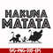 FN000157-Hakuna Matata svg, png, dxf, eps file FN000157.jpg