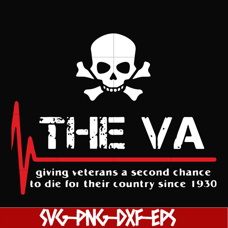 FN00093-The VA giving veterans a second chance svg, png, dxf, eps file FN00093.jpg