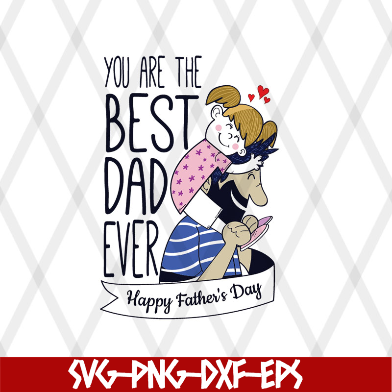 FTD08062103-Fathers Day T Shirt Best Dad Ever Father Daughter Love Mens svg, png, dxf, eps digital file FTD08062103.jpg