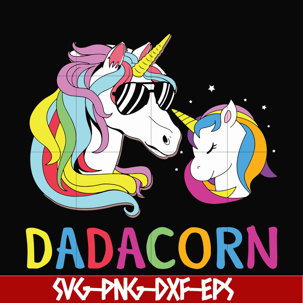 FTD123-Dadacorn svg, png, dxf, eps, digital file FTD123.jpg