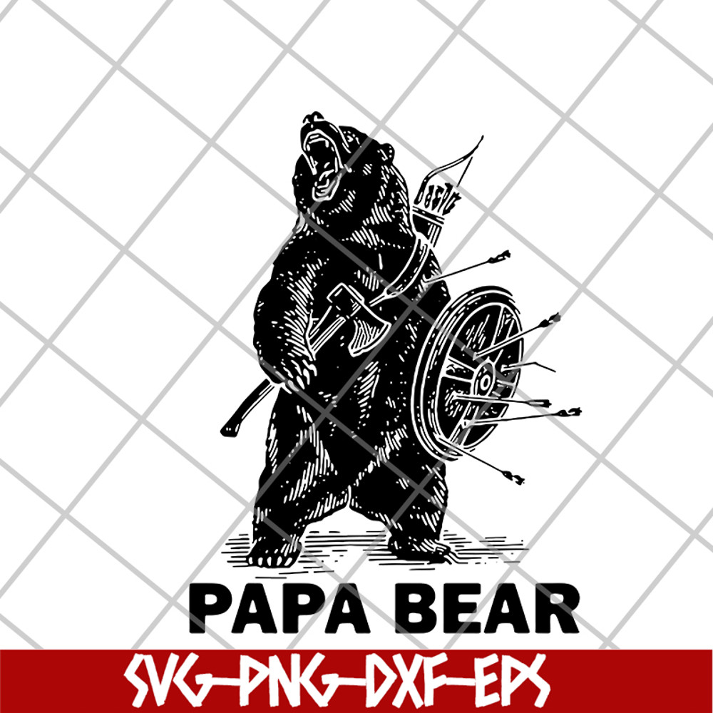 FTD24052106- papa bear svg, png, dxf, eps digital file FTD24052106.jpg