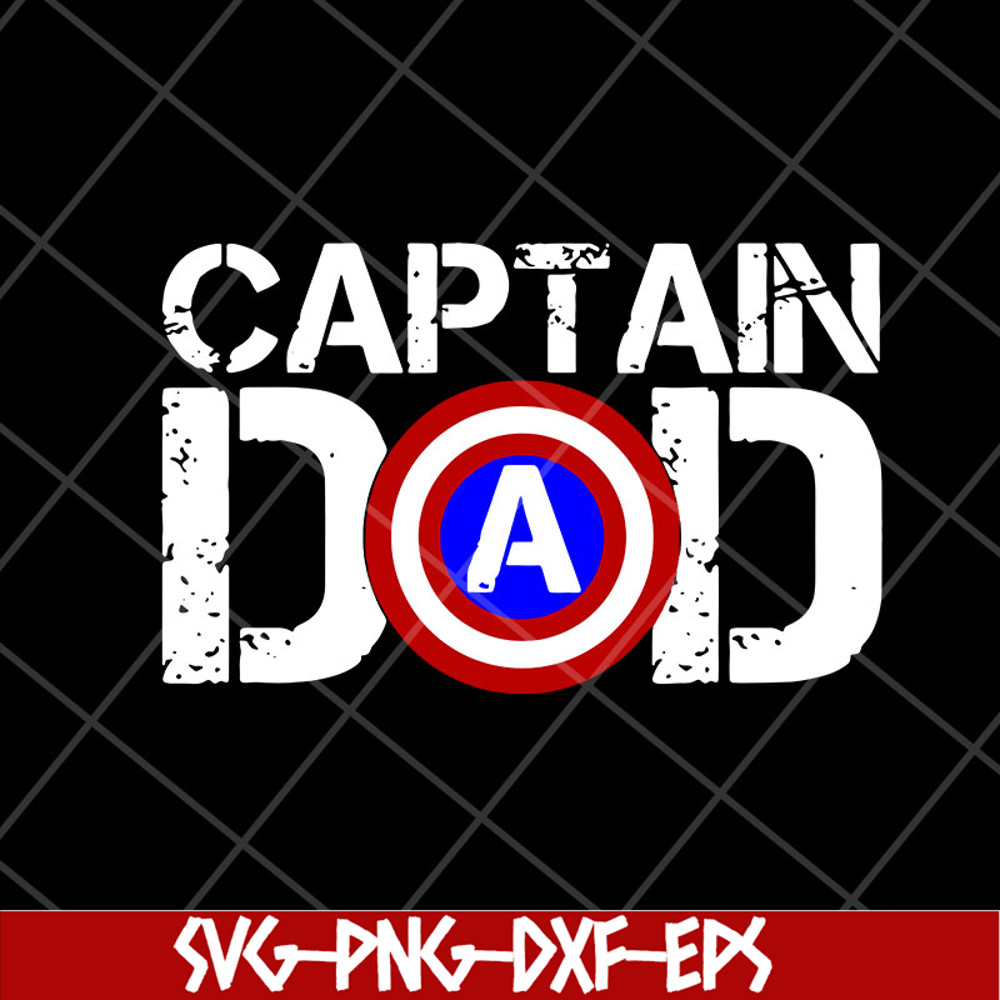 FTD28042112-Captain dad svg, Fathers day svg, png, dxf, eps digital file FTD28042112.jpg