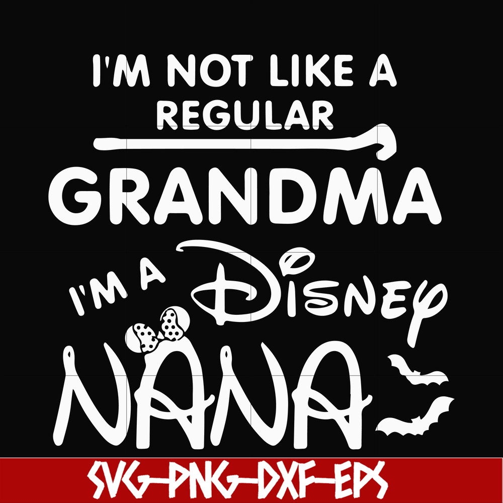 HLW0136-i am not like a regular grandma svg, png, dxf, eps digital file HLW0136.jpg
