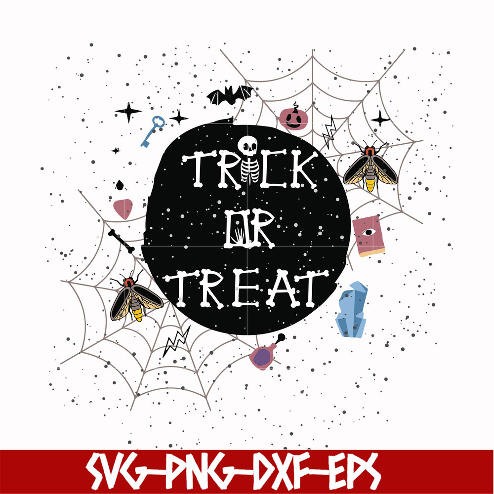 HLW17072017-Trick or treat svg, png, dxf, eps digital file HLW17072017.jpg