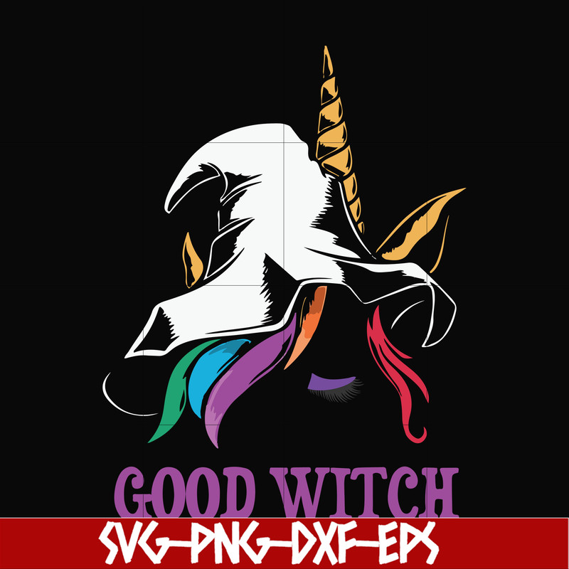 HLW1707208-Halloween Trick or Treat Unicorn Good Witch svg, png, dxf, eps digital file HLW1707208.jpg