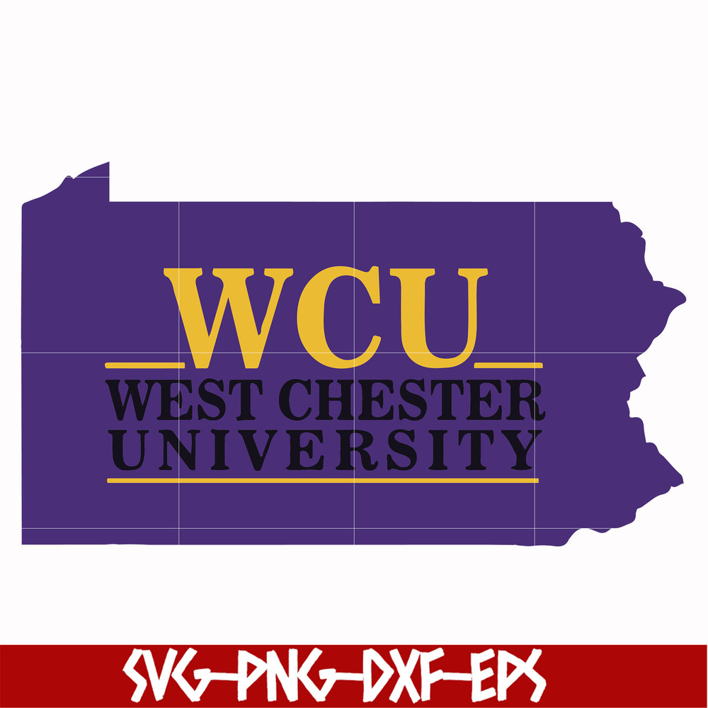 NCAA0000343-West Chester University svg, png, dxf, eps file NCAA0000343.jpg