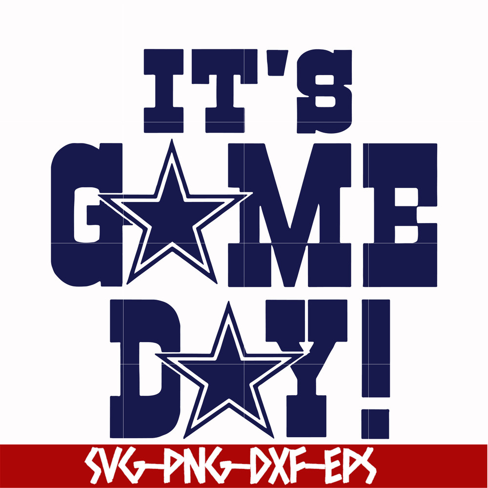NFL0000113-It's game day, svg, png, dxf, eps file NFL0000113.jpg