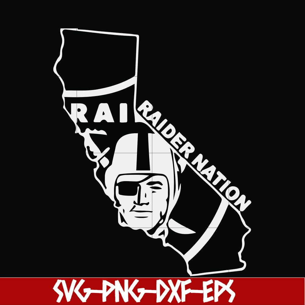 NFL0000190-Raider nation, svg, png, dxf, eps file NFL0000190.jpg