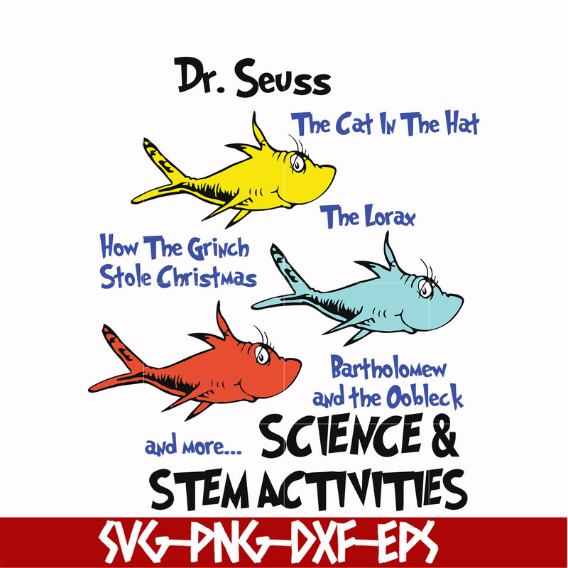 DR000125-Dr. Seuss the cat in the hat how the grinch stole Christmas and more science & stem activities svg, png, dxf, eps file DR000125.jpg