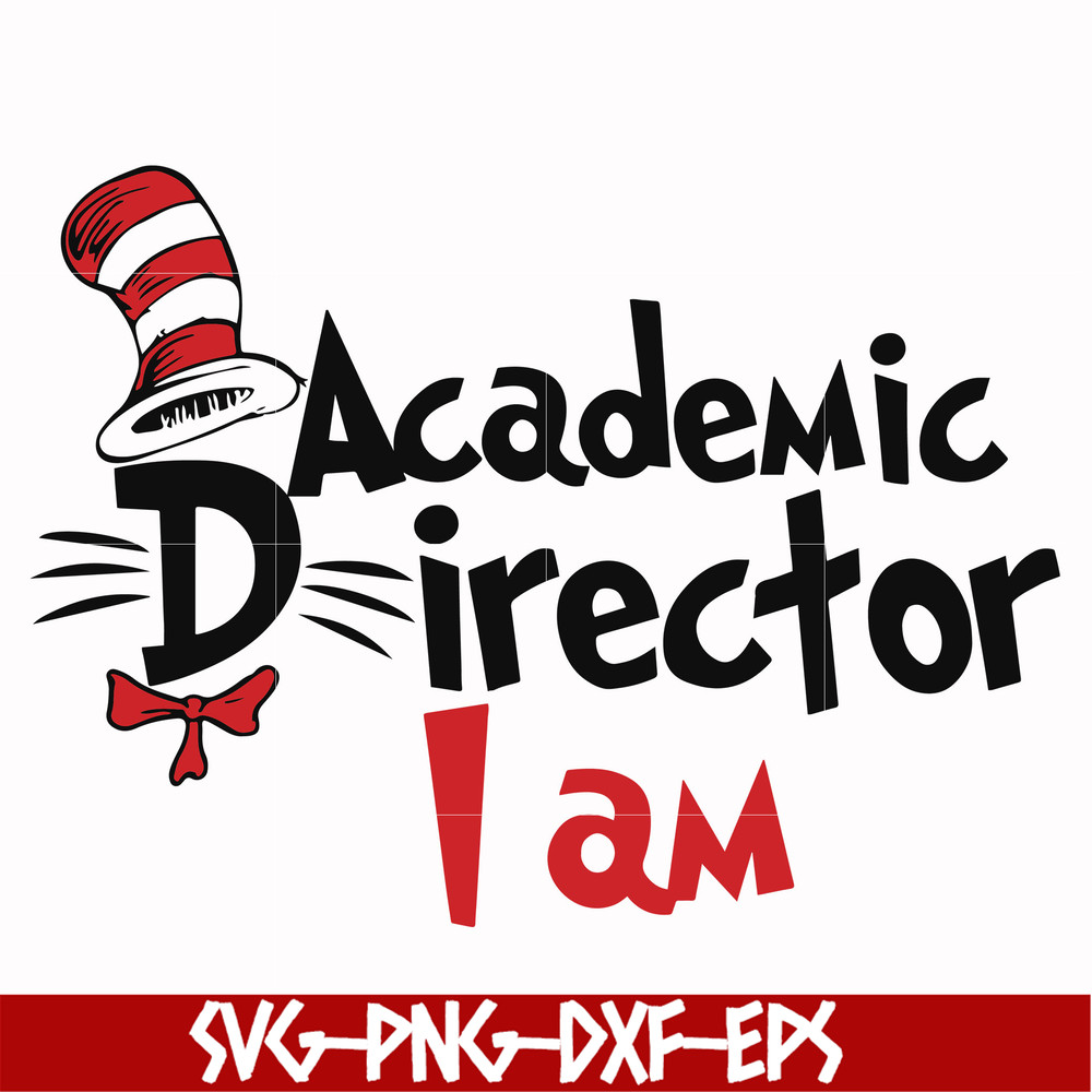 DR000133-Academic director I am svg, png, dxf, eps file DR000133.jpg