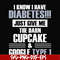FN000289-I know I have diabetes just give me the darn cupcake google type 1 svg, png, dxf, eps file FN000289.jpg