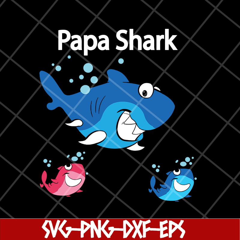 FTD18052109- papa shark svg, png, dxf, eps digital file FTD18052109.jpg
