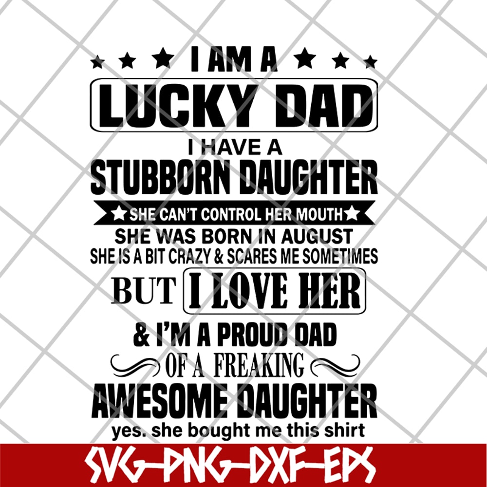 FTD28052121-I am lucky dad svg, png, dxf, eps digital file FTD28052121.jpg