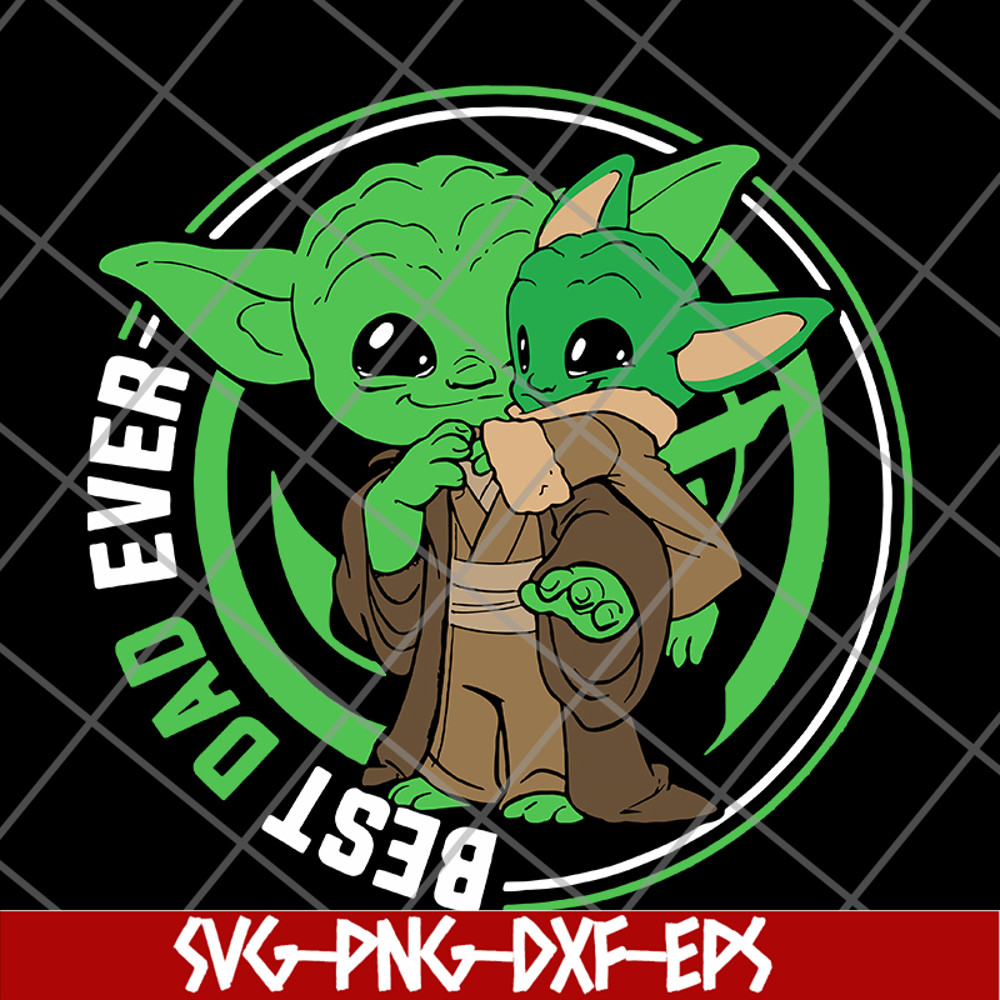 FTD29052143-Yoda and baby yoda best dad ever svg, png, dxf, eps digital file FTD29052143.jpg