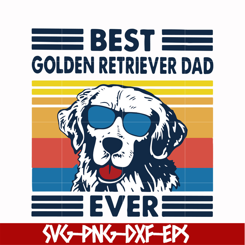 FTD30-Best golden retriever dad ever svg, png, dxf, eps, digital file FTD30.jpg