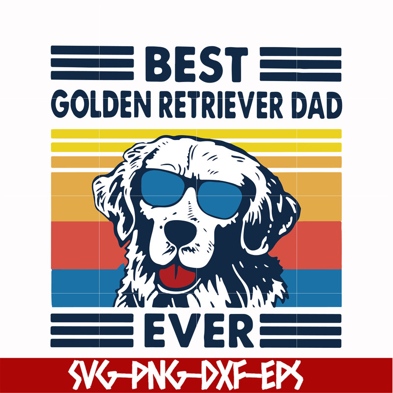 FTD30-Best golden retriever dad ever svg, png, dxf, eps, digital file FTD30.jpg
