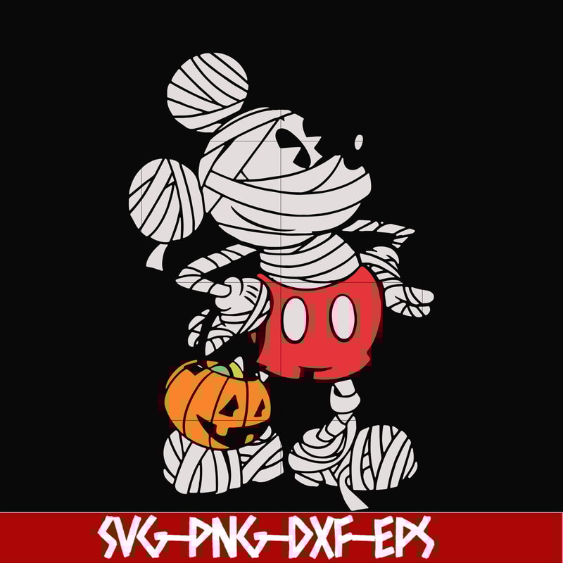 HLW0131-Mickey mouse halloween mummy svg, png, dxf, eps digital file HLW0131.jpg