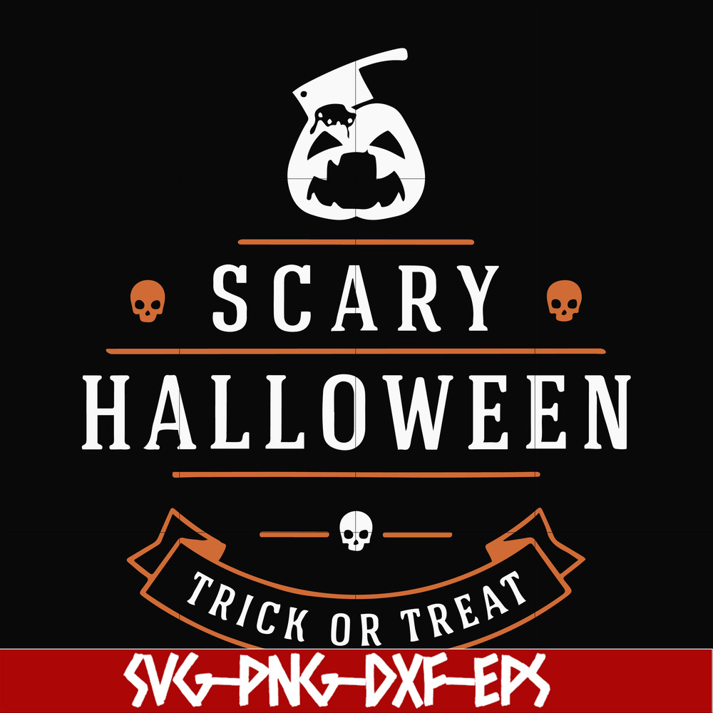 HLW17072013-Scary halloween trick or treat svg, png, dxf, eps digital file HLW17072013.jpg
