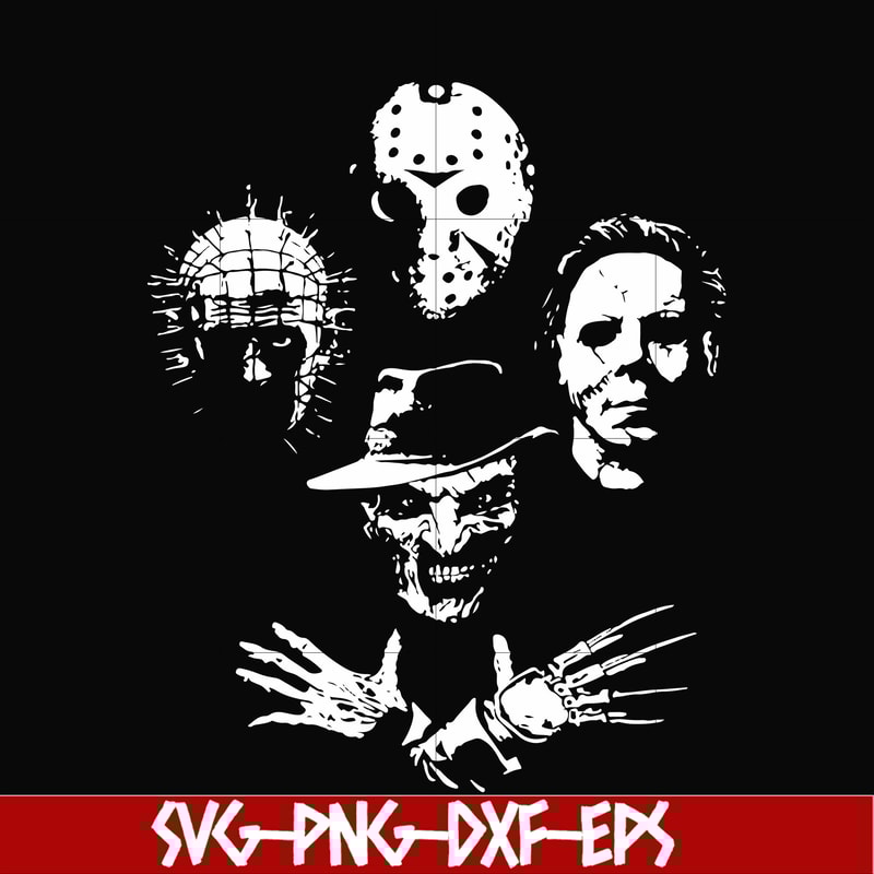 HLW2307207-Scary Friends Horror svg, Halloween svg, png, dxf, eps digital file HLW2307207.jpg