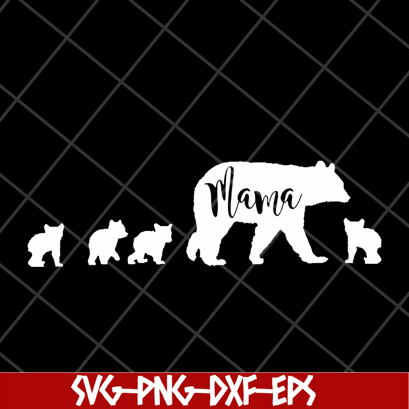 MTD03042127-Mama bears svg, Mother's day svg, eps, png, dxf digital file MTD03042127.jpg