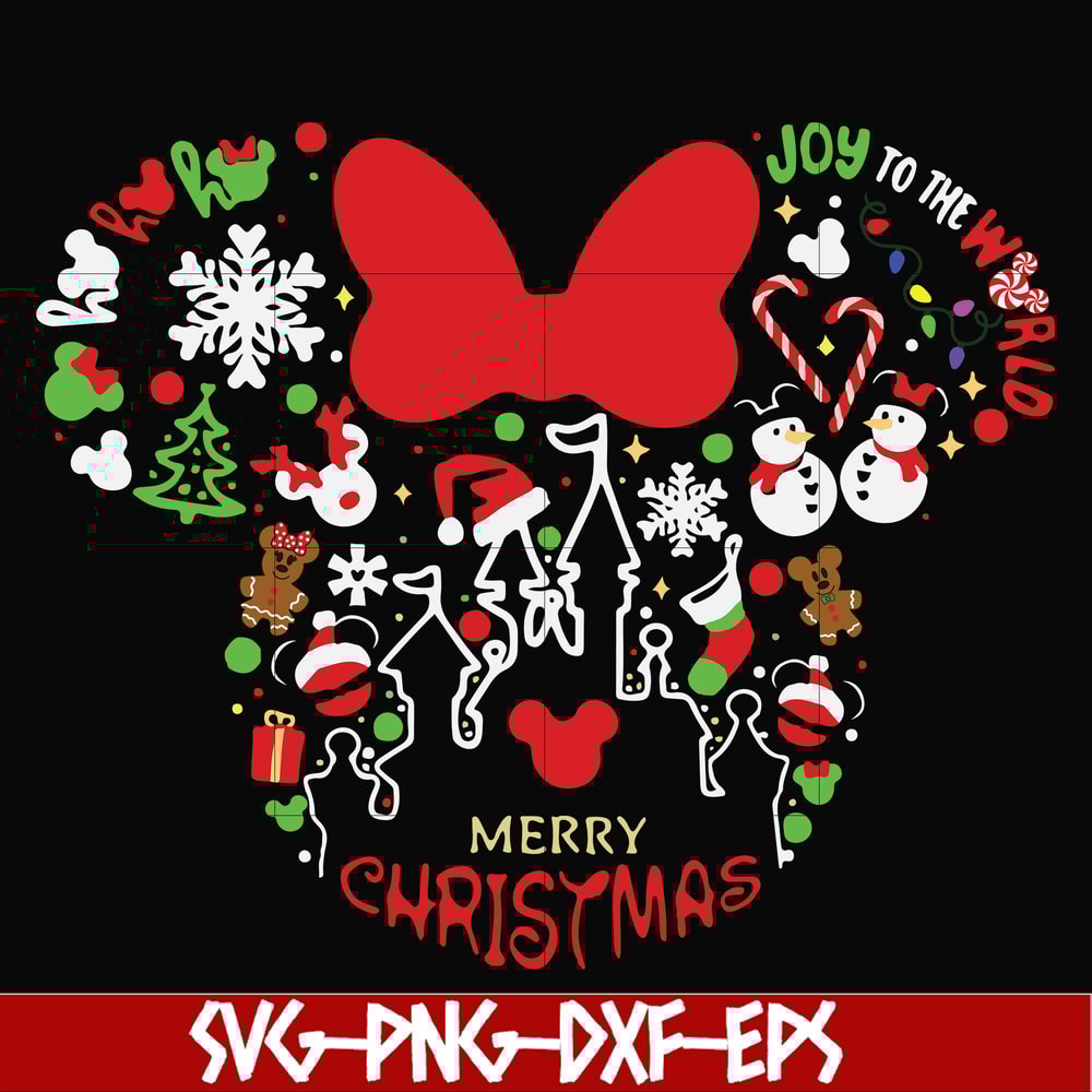 NCRM0096-Merry Christmas Disney Minnie mouse svg, png, dxf, eps digital file NCRM0096.jpg