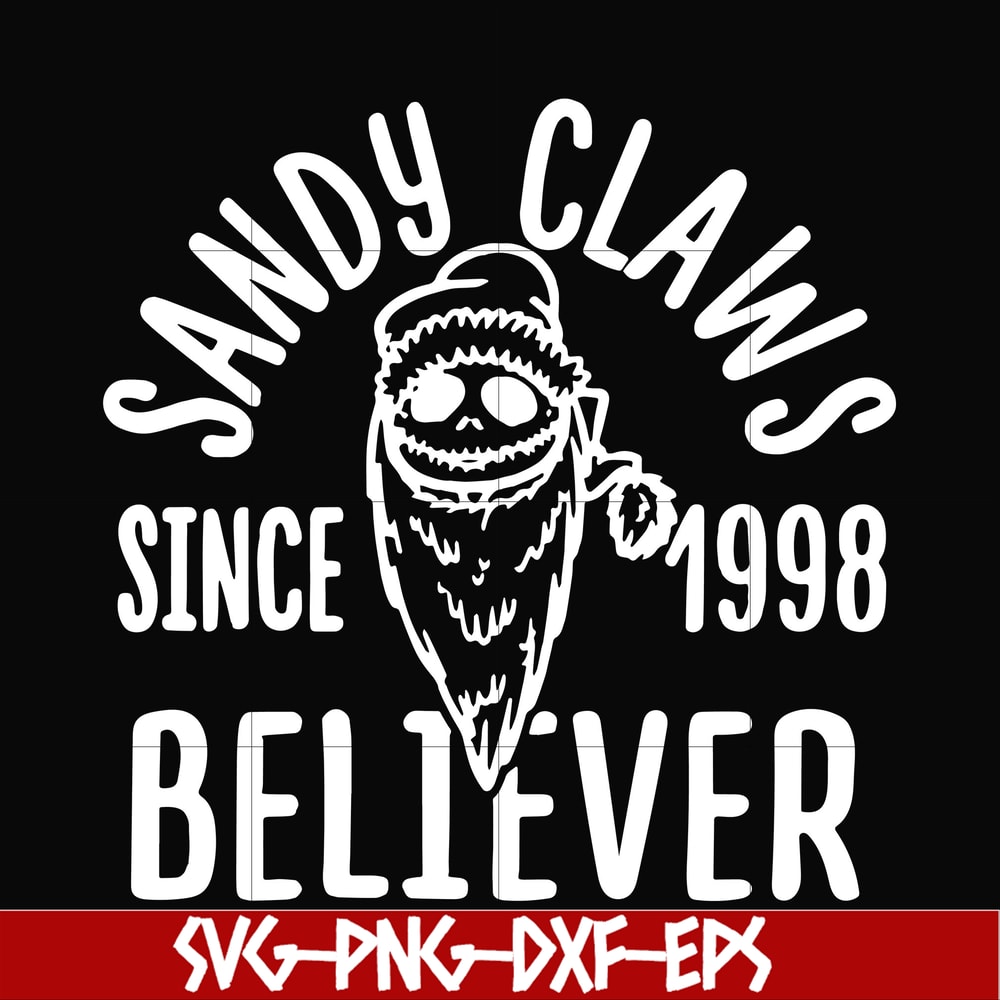 NCRM0107-Sandy claws sine 1998 believer svg, png, dxf, eps digital file NCRM0107.jpg