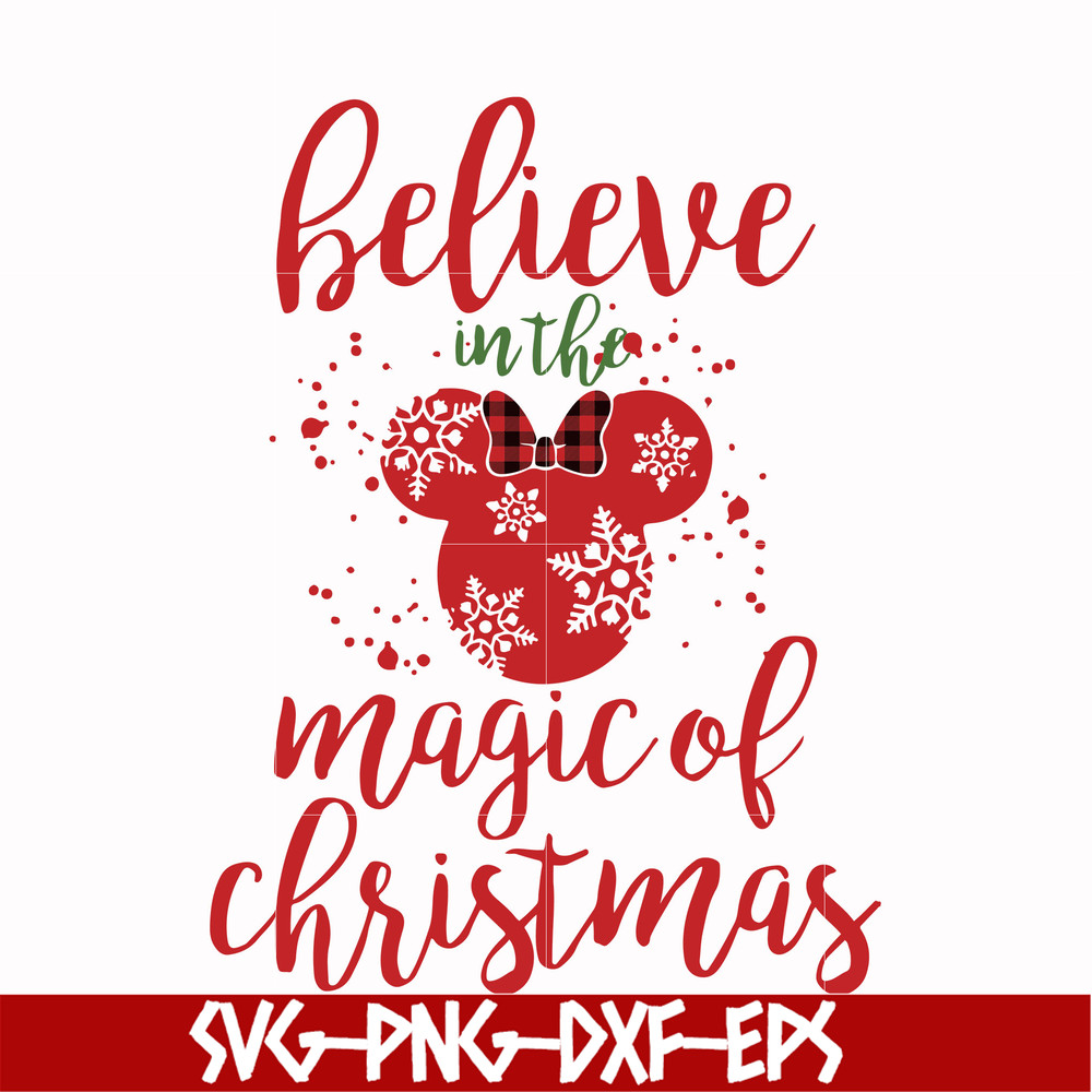 NCRM0175-Believe in the magic of christmas svg, png, dxf, eps digital file NCRM0175.jpg