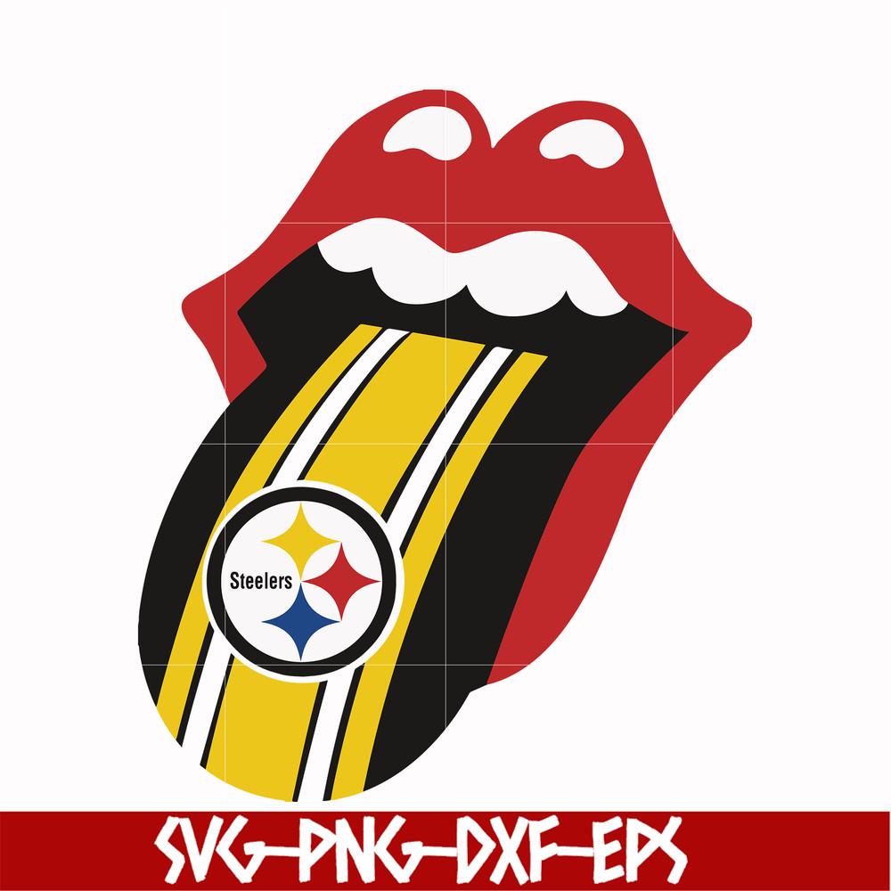 NFL0000168-Steelers lips, svg, png, dxf, eps file NFL0000168.jpg