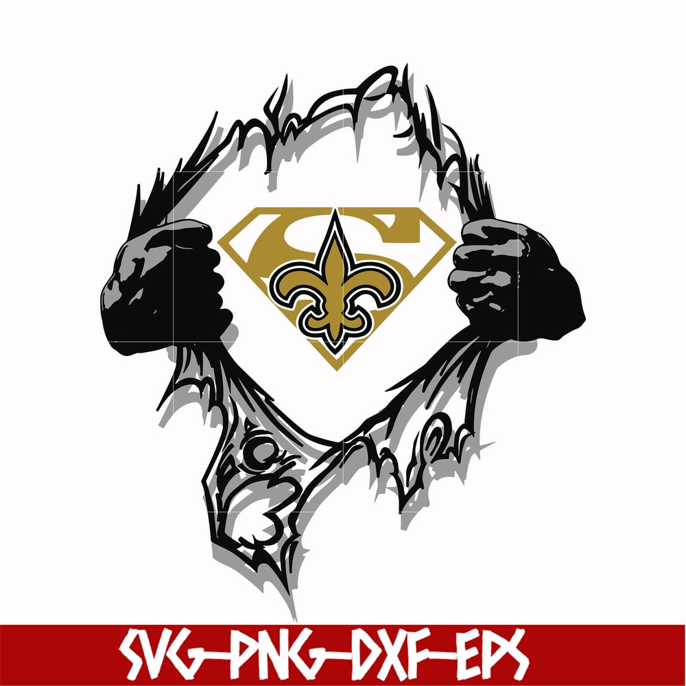 NFL000078-Saints superman, svg, png, dxf, eps file NFL000078.jpg