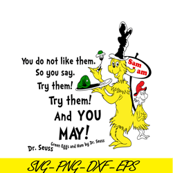 you do not like them svg, dr seuss svg, dr seuss quotes svg ds2051223259