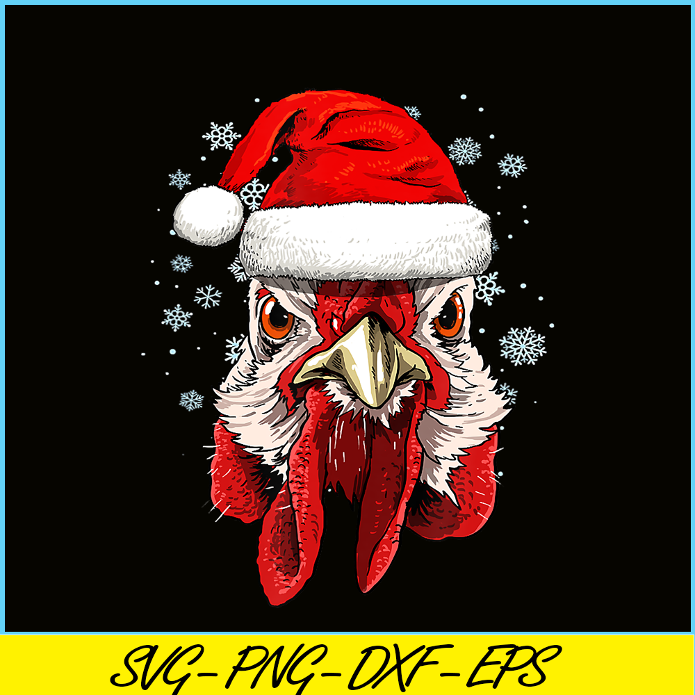 PNG141023125-Chicken Christmas Santa Hat Xmas Gifts Kids Boys Girls T-Shirt Png.png