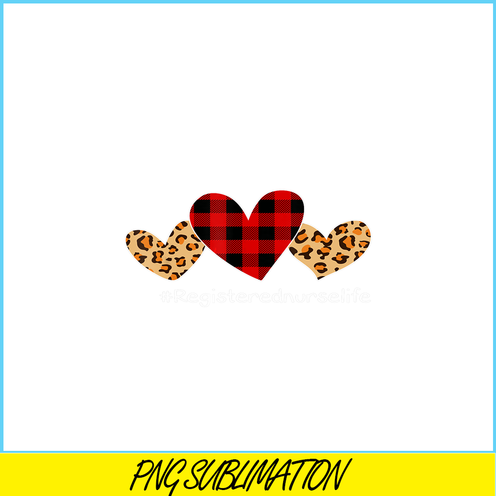 VLT19102318-Buffalo Plaid Hearts PNG, Sweet Valentine PNG, Valentine Holidays PNG.png