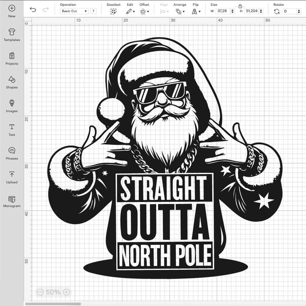 Santa Rapping Santa Claus SVG, Santa PNG Transparent, Hip Hop Santa, Santa | Inspire ...