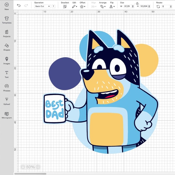 Bluey Svg, Bluey Dad Svg, Bluey Svg For Cricut, Bluey Birthd | Inspire ...