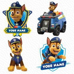 Chase Paw Patrol Clipart, Chase Paw Patrol Png, Paw Patrol Clipart, Chase Png, Paw Patrol Transparent Background