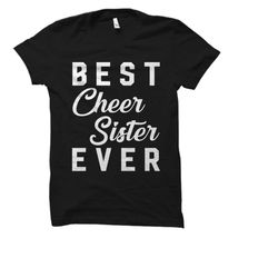 cheer sister shirt. cheerleading shirt. cheerleading gift. cheerleader