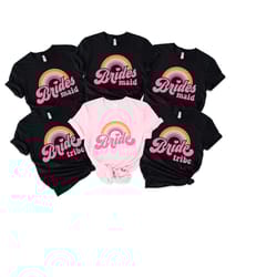 bride and tribe shirts,bride squad shirt,bachelorette party shirts,bridal