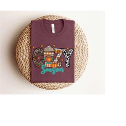 cozy season fall sweatshirt, 2023 happy thanksgiving, hello