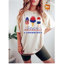 tastes like freedom shirt, patriotic popsicles shirt, 4th