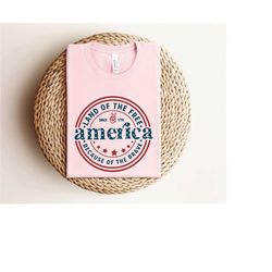 america land of free shirt, 4th of july