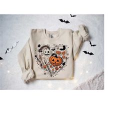 halloween doodles hearth shirt gift for halloween moms,