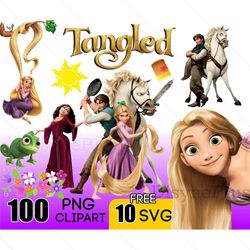tangled princess disney bundle png