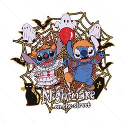 nightmare on the main street halloween svg