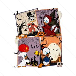retro duck trick or treat png halloween trick or treat download